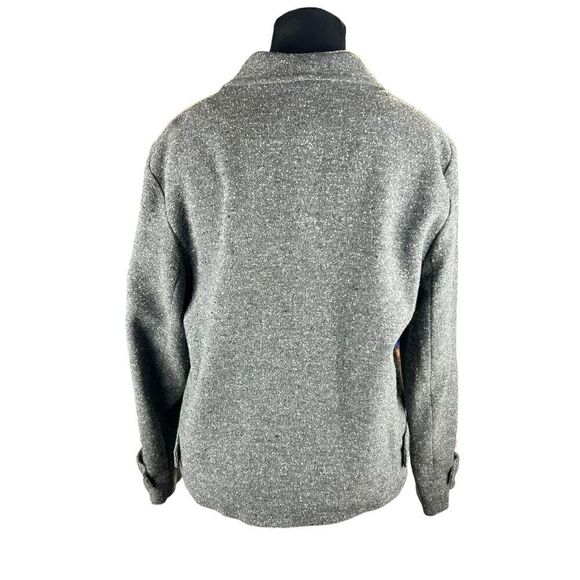 J.Jill woman’s 14 gray tweed wool blend blazer skirt set casual career - Picture 5 of 15